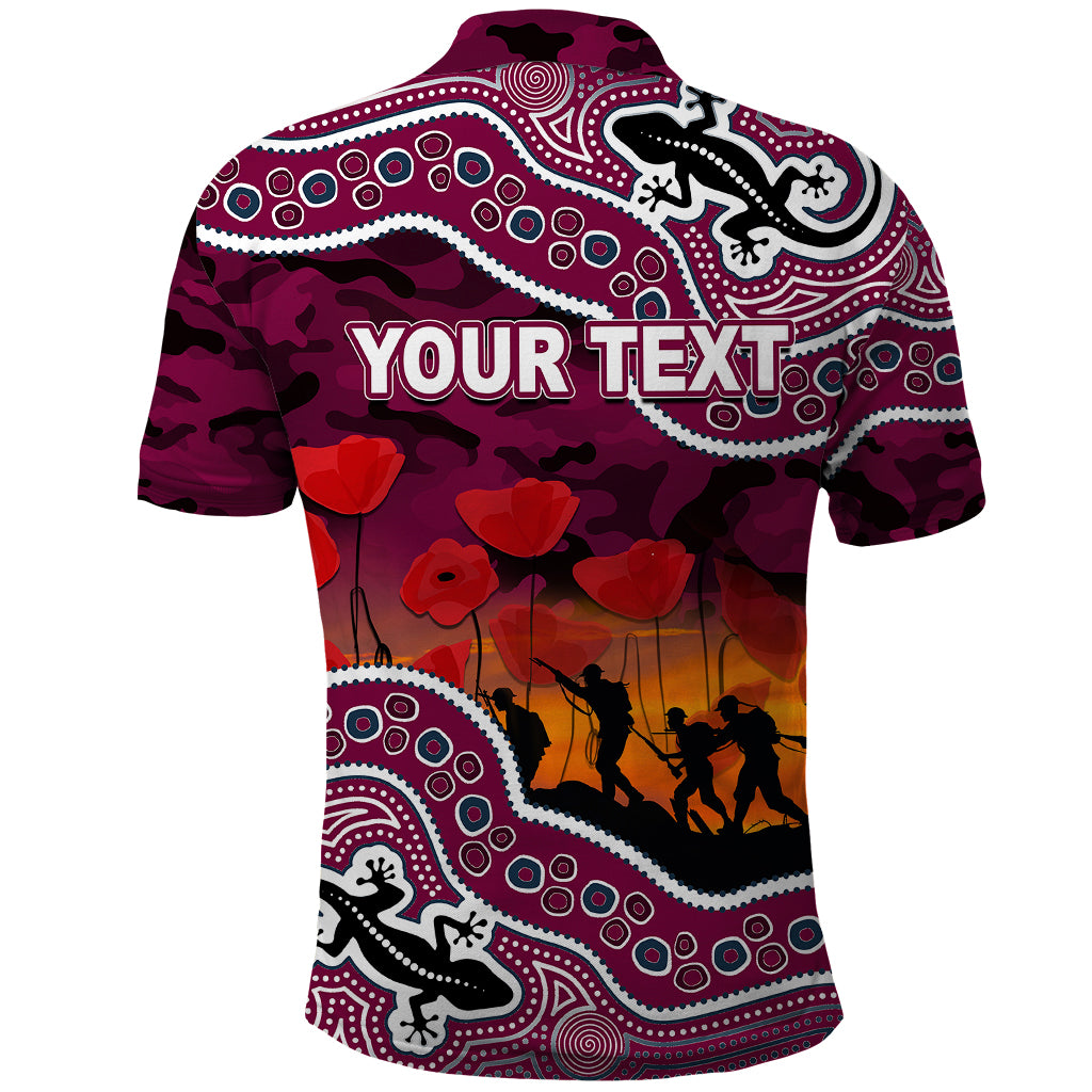 custom-personalised-anzac-day-nrl-sea-eagles-polo-shirt-aboriginal-lizard-patterns