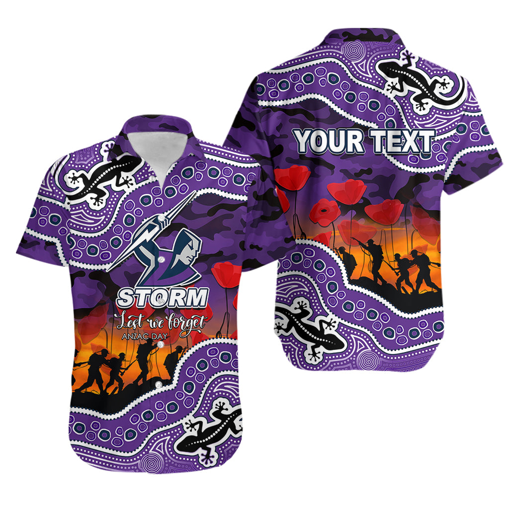 custom-personalised-anzac-day-nrl-storm-hawaiian-shirt-aboriginal-lizard-patterns