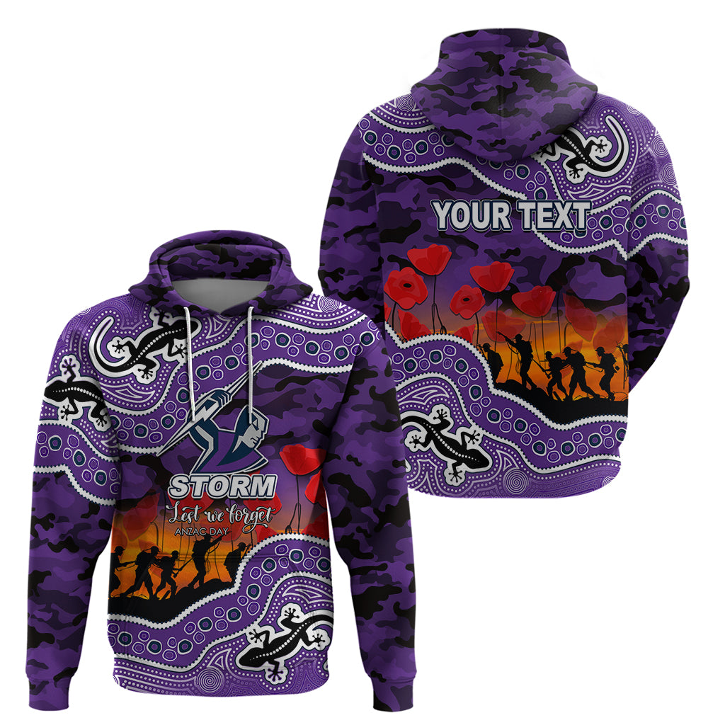 custom-personalised-anzac-day-nrl-storm-hoodie-aboriginal-lizard-patterns