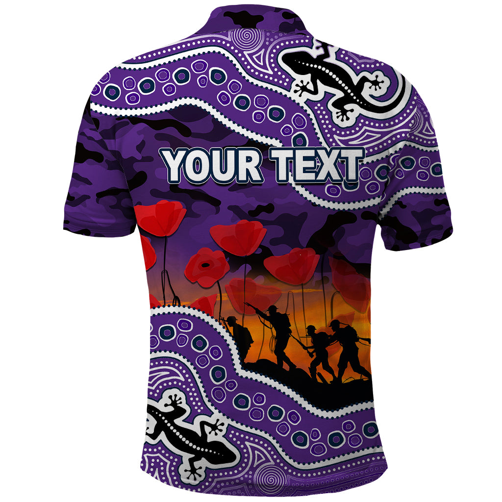 custom-personalised-anzac-day-nrl-storm-polo-shirt-aboriginal-lizard-patterns