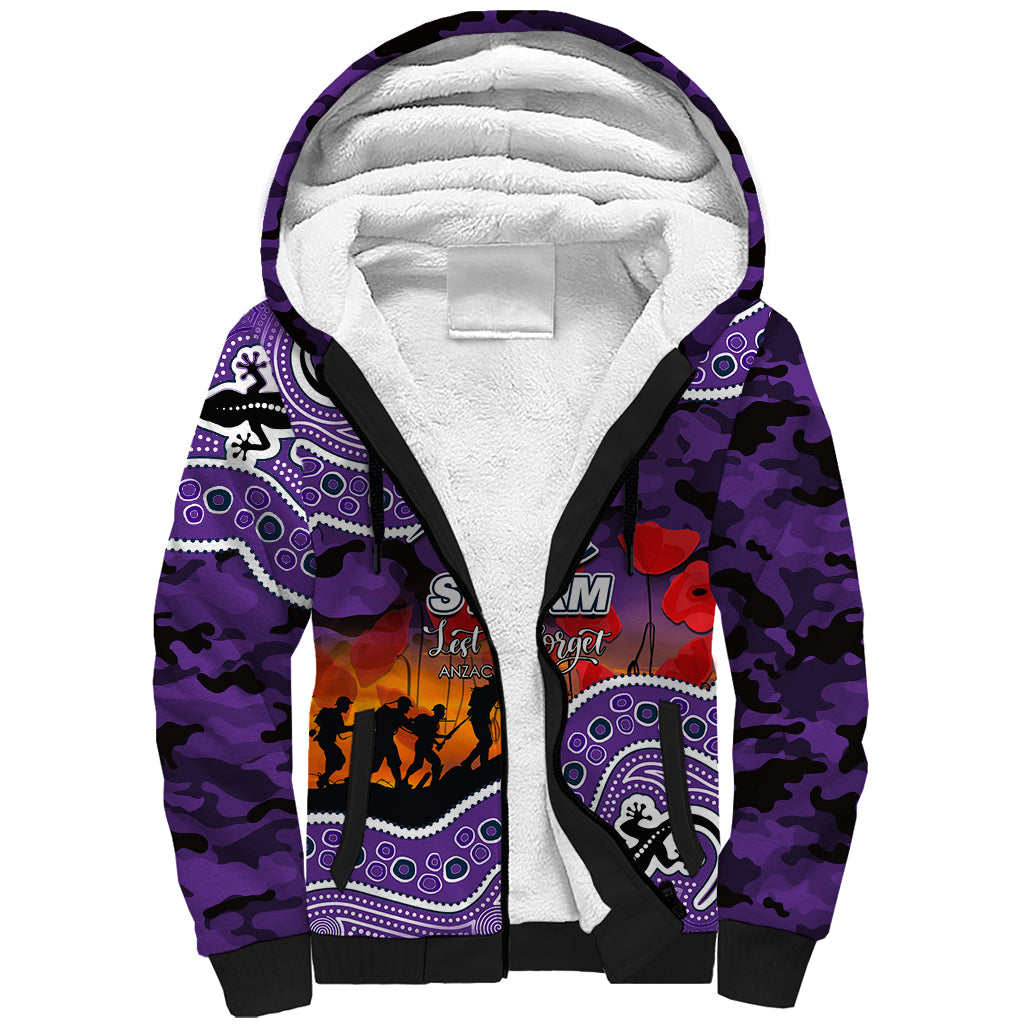 custom-personalised-anzac-day-nrl-storm-sherpa-hoodie-aboriginal-lizard-patterns