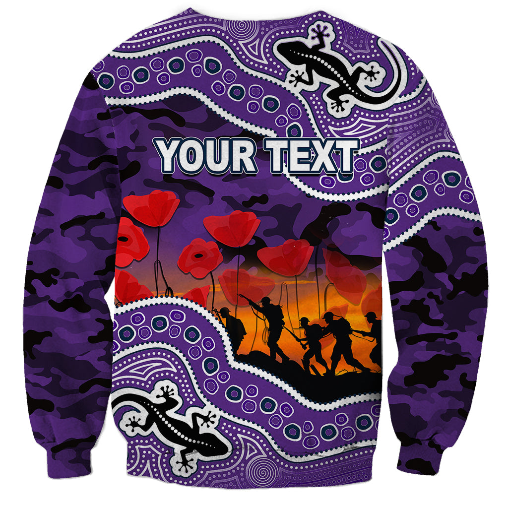 custom-personalised-anzac-day-nrl-storm-sweatshirt-aboriginal-lizard-patterns