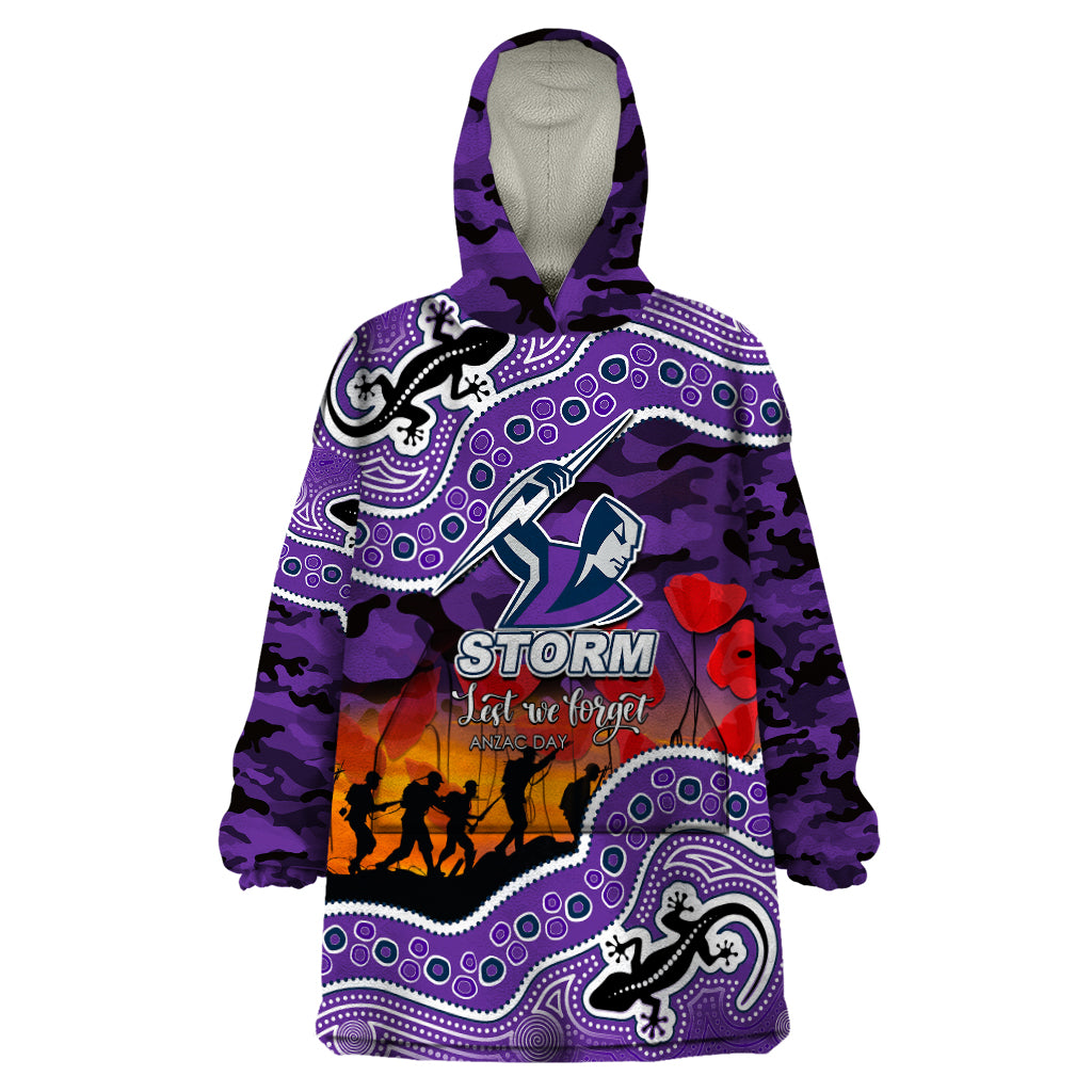 custom-personalised-anzac-day-nrl-storm-wearable-blanket-hoodie-aboriginal-lizard-patterns