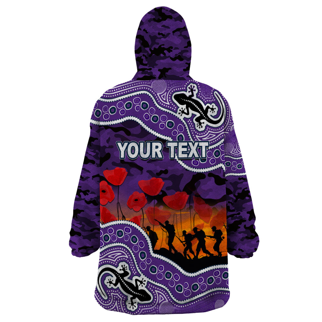 custom-personalised-anzac-day-nrl-storm-wearable-blanket-hoodie-aboriginal-lizard-patterns