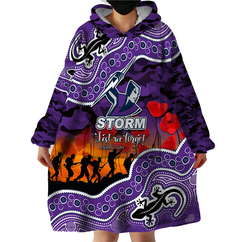 custom-personalised-anzac-day-nrl-storm-wearable-blanket-hoodie-aboriginal-lizard-patterns