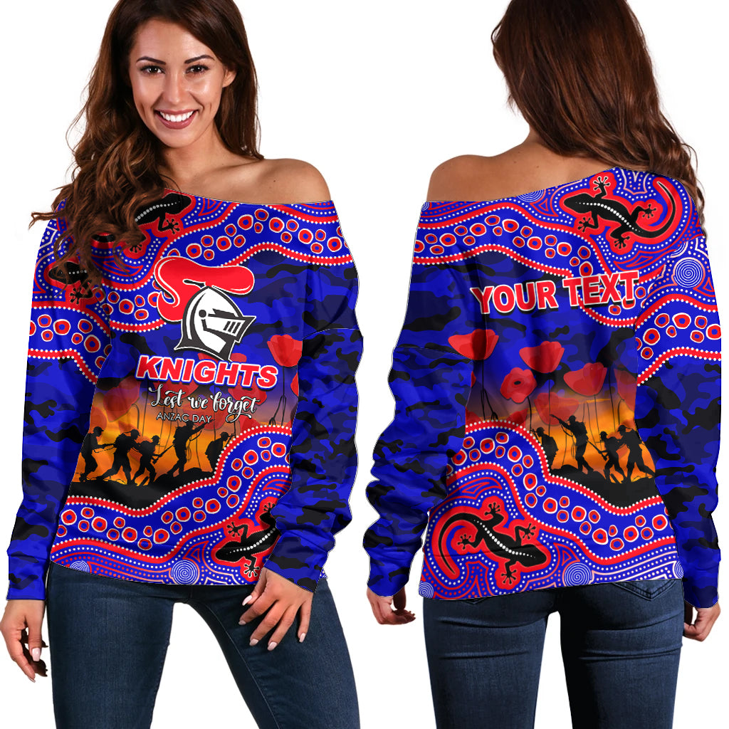 custom-personalised-anzac-day-nrl-knights-off-shoulder-sweater-aboriginal-lizard-patterns