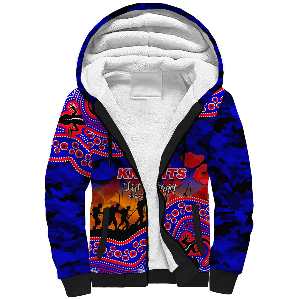 custom-personalised-anzac-day-nrl-knights-sherpa-hoodie-aboriginal-lizard-patterns