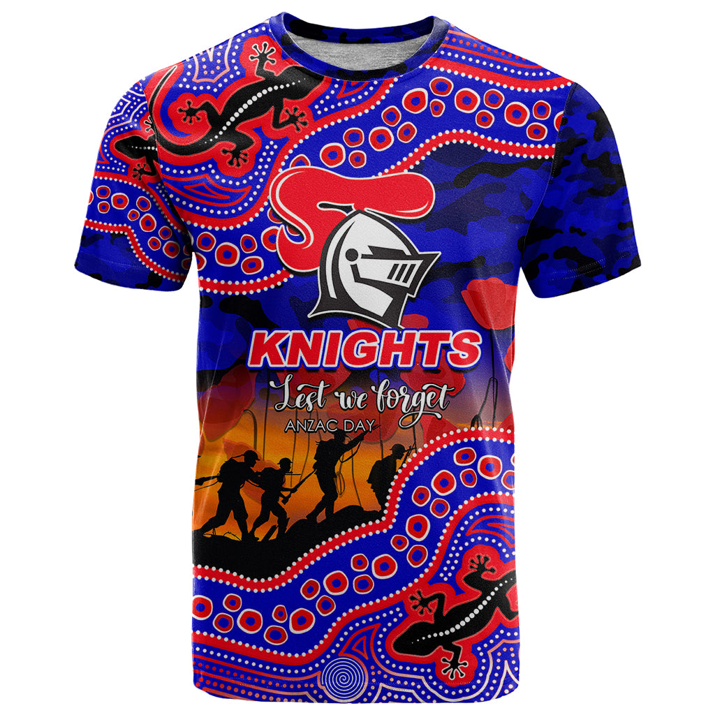 custom-personalised-anzac-day-nrl-knights-t-shirt-aboriginal-lizard-patterns