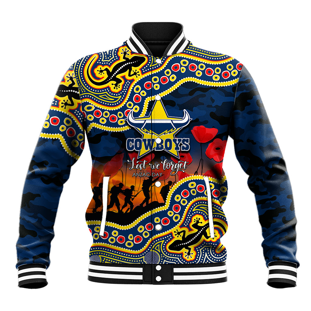 custom-personalised-anzac-day-nrl-cowboys-baseball-jacket-aboriginal-lizard-patterns