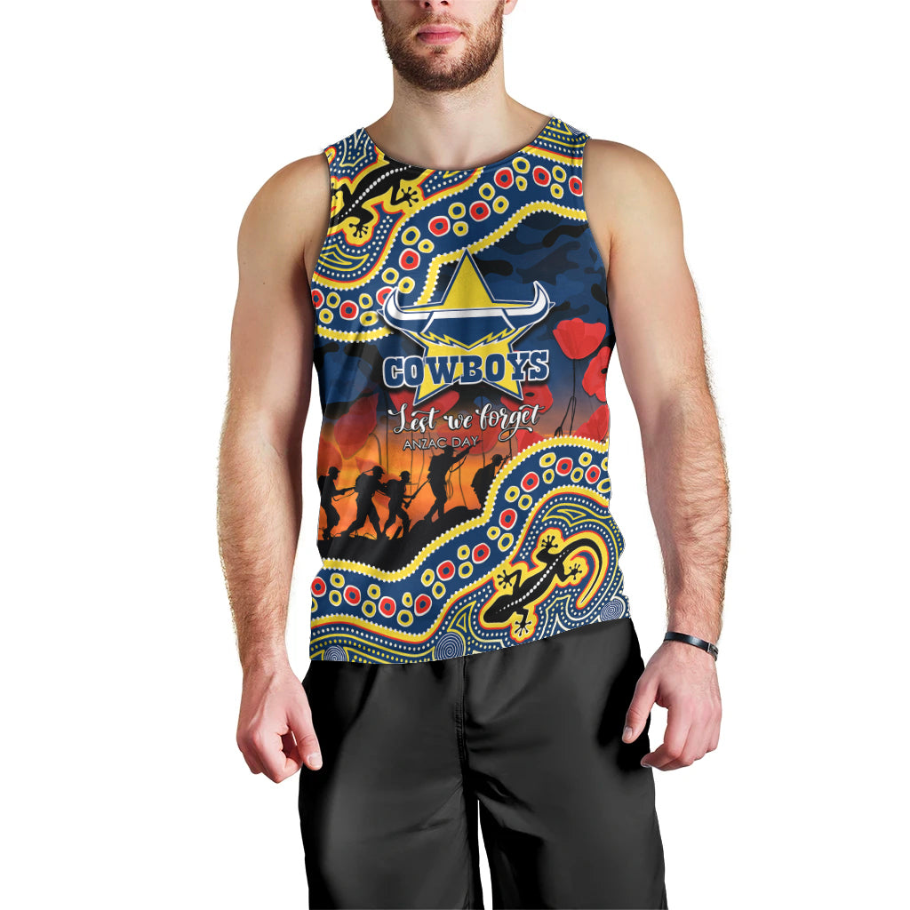 custom-personalised-anzac-day-nrl-cowboys-men-tank-top-aboriginal-lizard-patterns