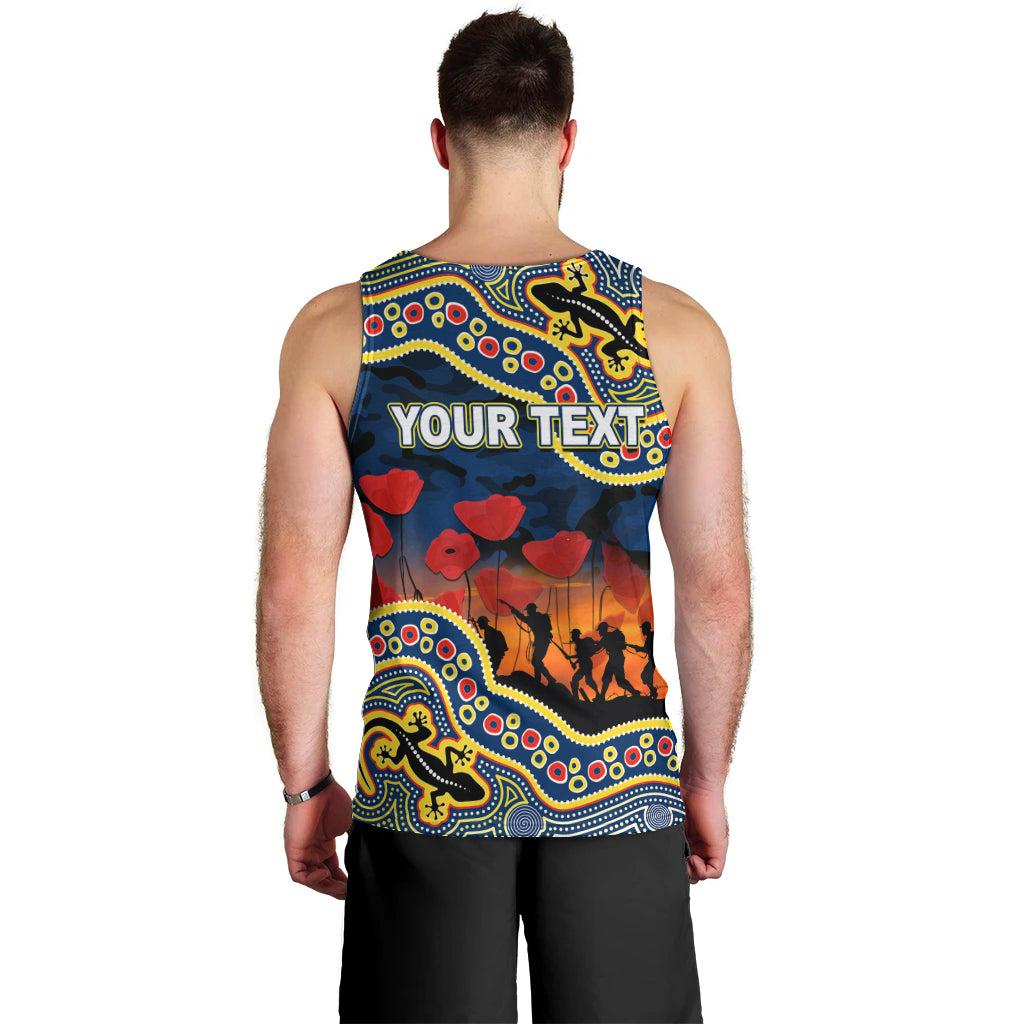 custom-personalised-anzac-day-nrl-cowboys-men-tank-top-aboriginal-lizard-patterns