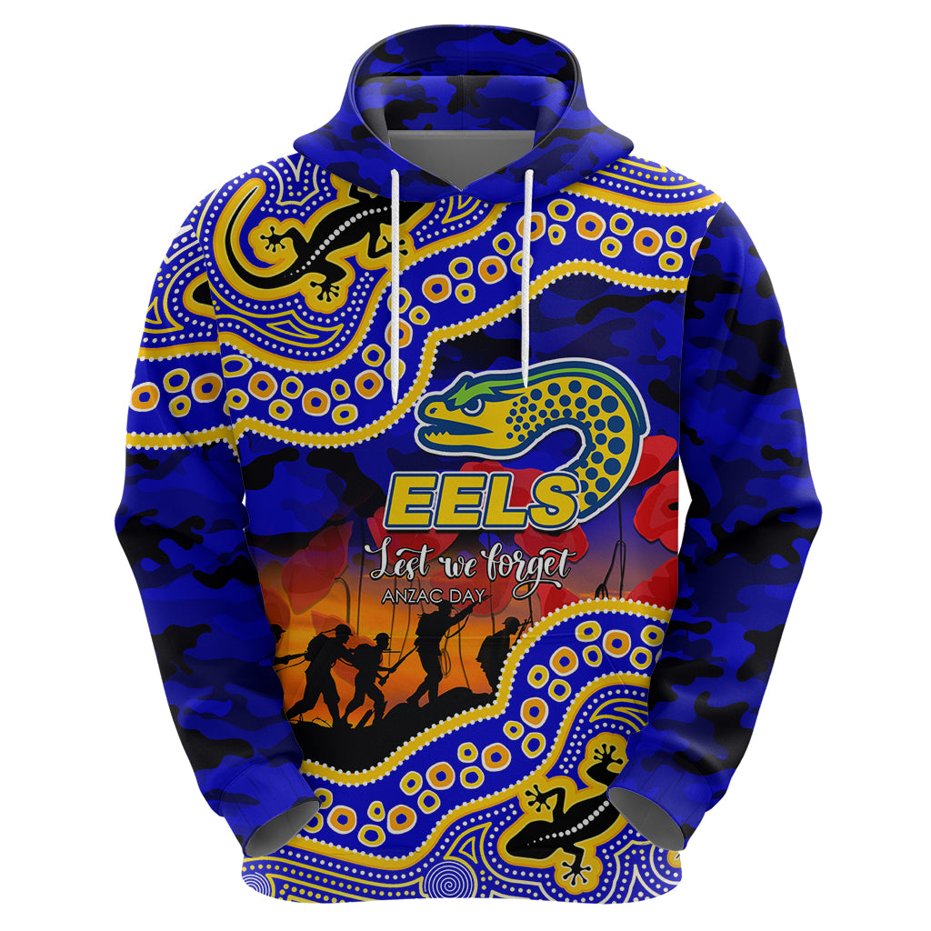 custom-personalised-anzac-day-nrl-eels-hoodie-aboriginal-lizard-patterns