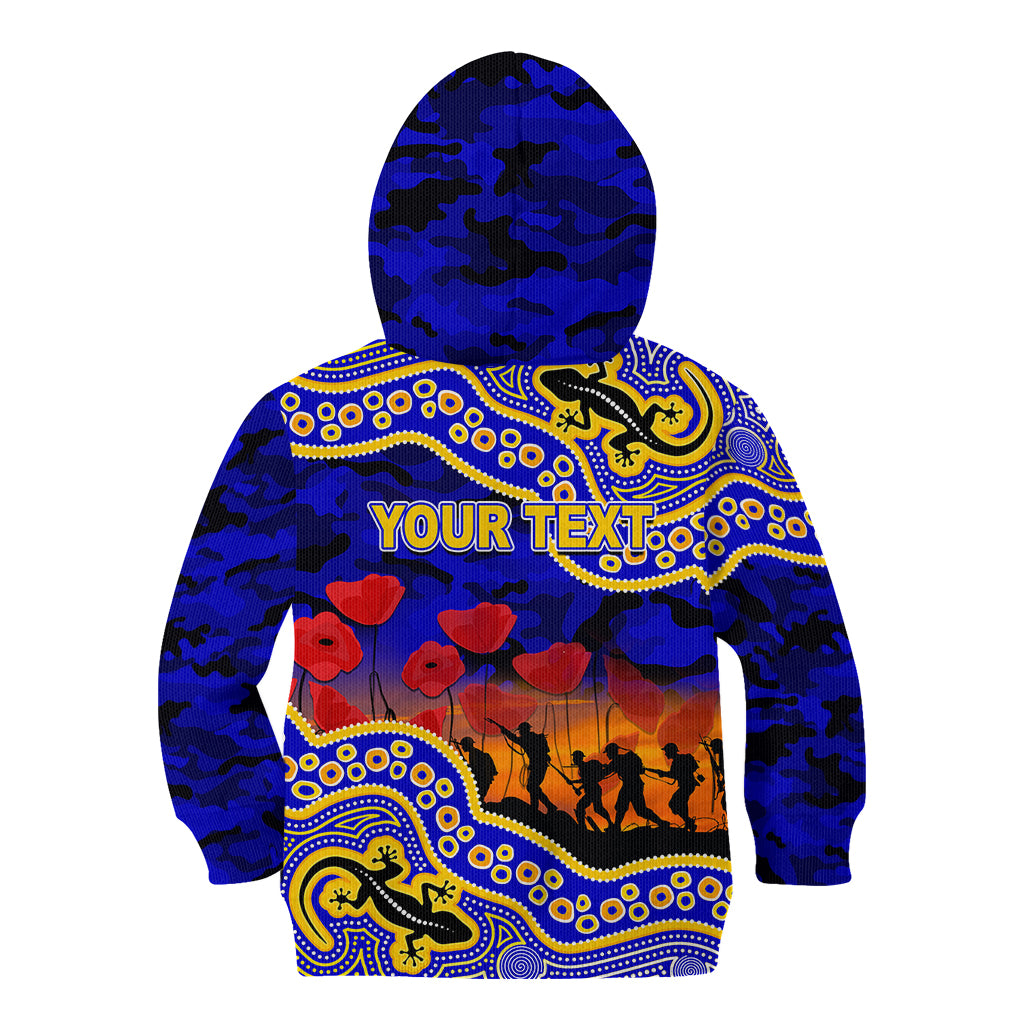 custom-personalised-anzac-day-nrl-eels-kid-hoodie-aboriginal-lizard-patterns