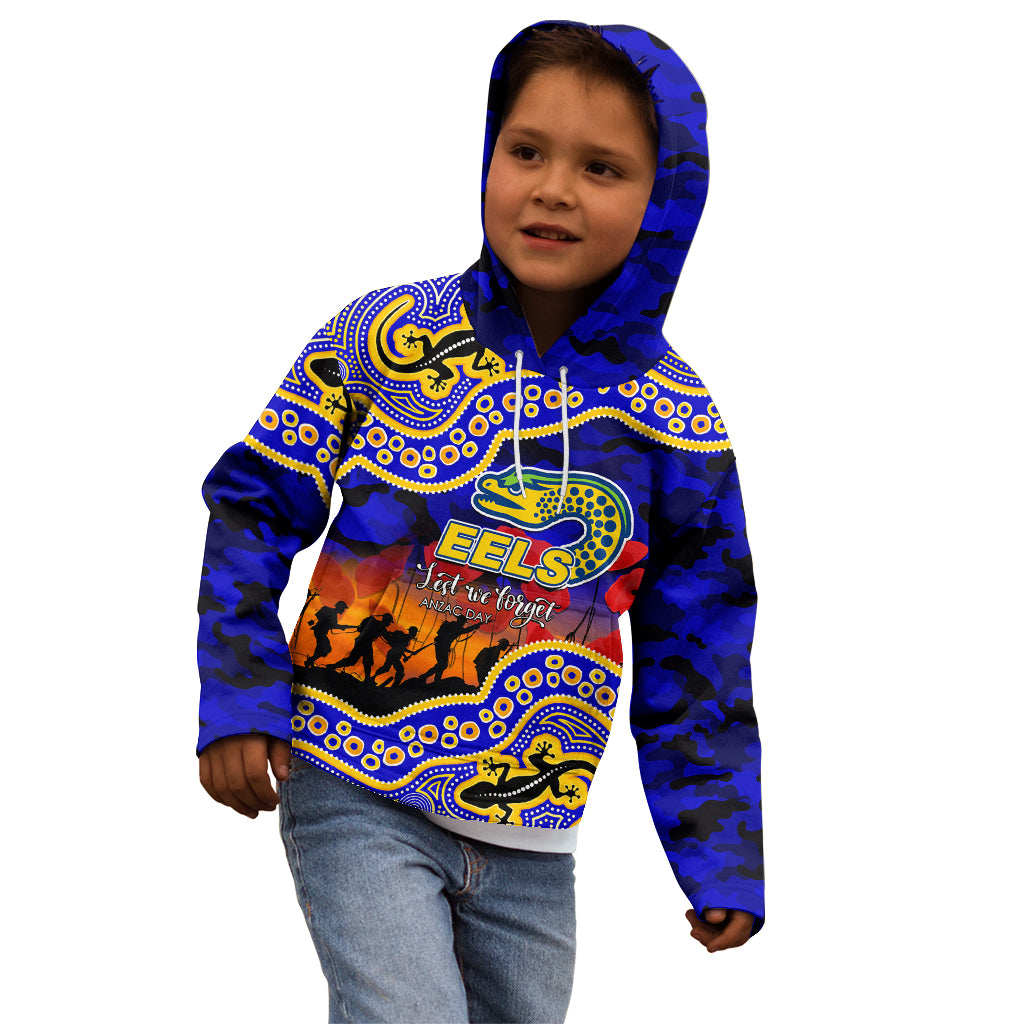 custom-personalised-anzac-day-nrl-eels-kid-hoodie-aboriginal-lizard-patterns