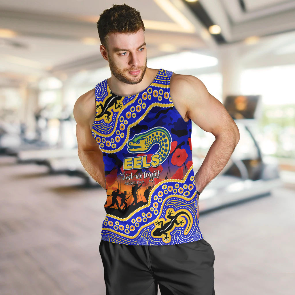 custom-personalised-anzac-day-nrl-eels-men-tank-top-aboriginal-lizard-patterns