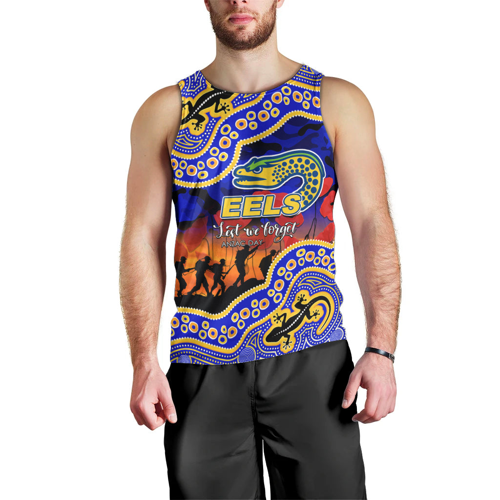 custom-personalised-anzac-day-nrl-eels-men-tank-top-aboriginal-lizard-patterns