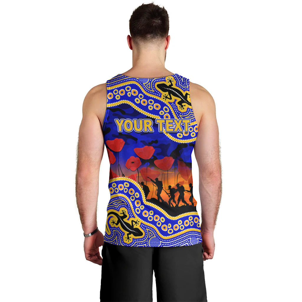 custom-personalised-anzac-day-nrl-eels-men-tank-top-aboriginal-lizard-patterns