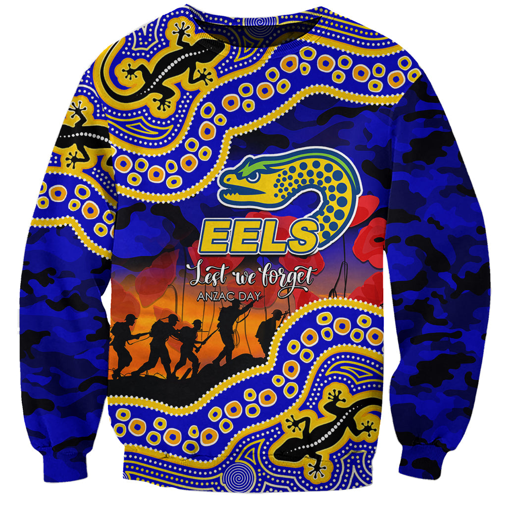 custom-personalised-anzac-day-nrl-eels-sweatshirt-aboriginal-lizard-patterns