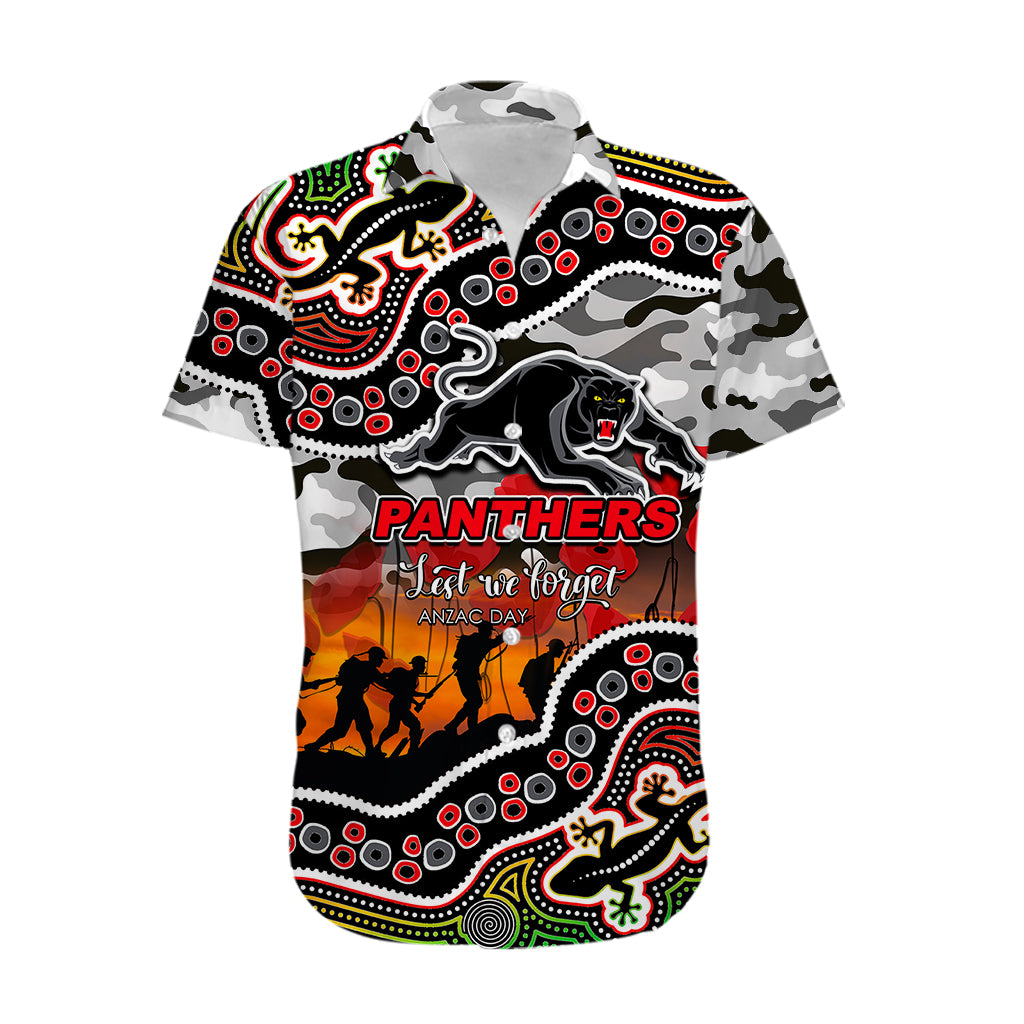 custom-personalised-anzac-day-nrl-panthers-hawaiian-shirt-aboriginal-lizard-patterns