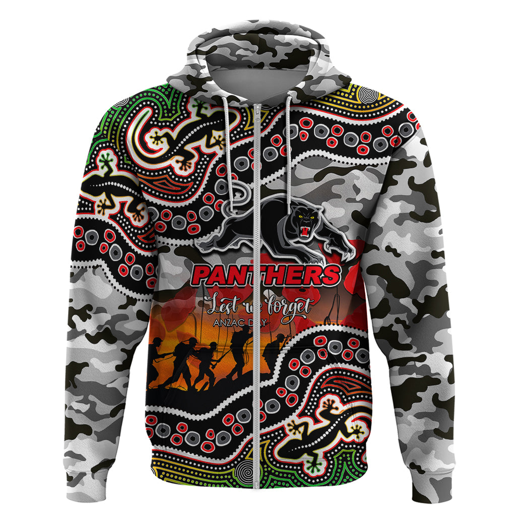 custom-personalised-anzac-day-nrl-panthers-hoodie-aboriginal-lizard-patterns