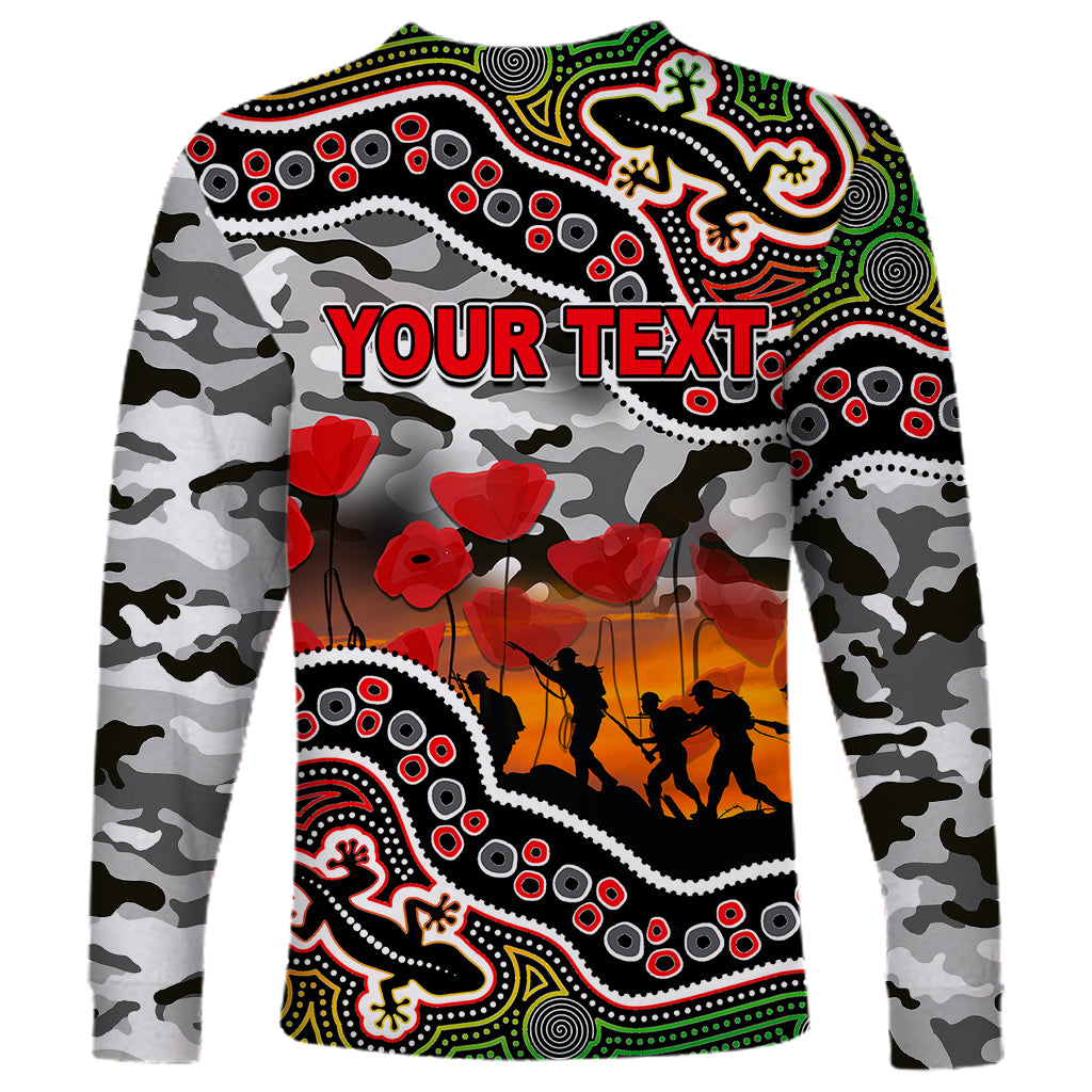 custom-personalised-anzac-day-nrl-panthers-long-sleeve-shirt-aboriginal-lizard-patterns