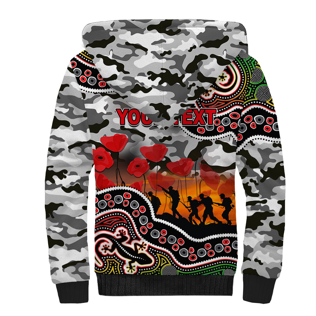 custom-personalised-anzac-day-nrl-panthers-sherpa-hoodie-aboriginal-lizard-patterns