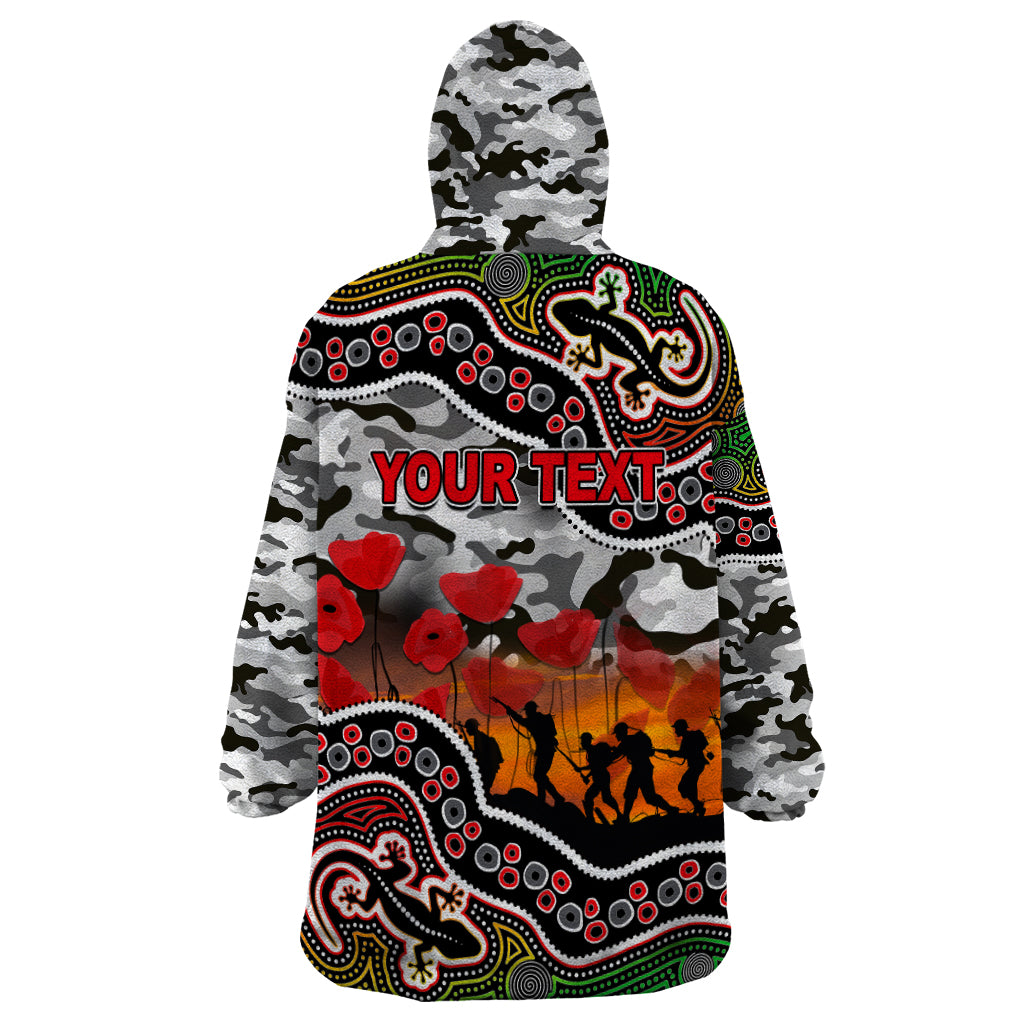 custom-personalised-anzac-day-nrl-panthers-wearable-blanket-hoodie-aboriginal-lizard-patterns