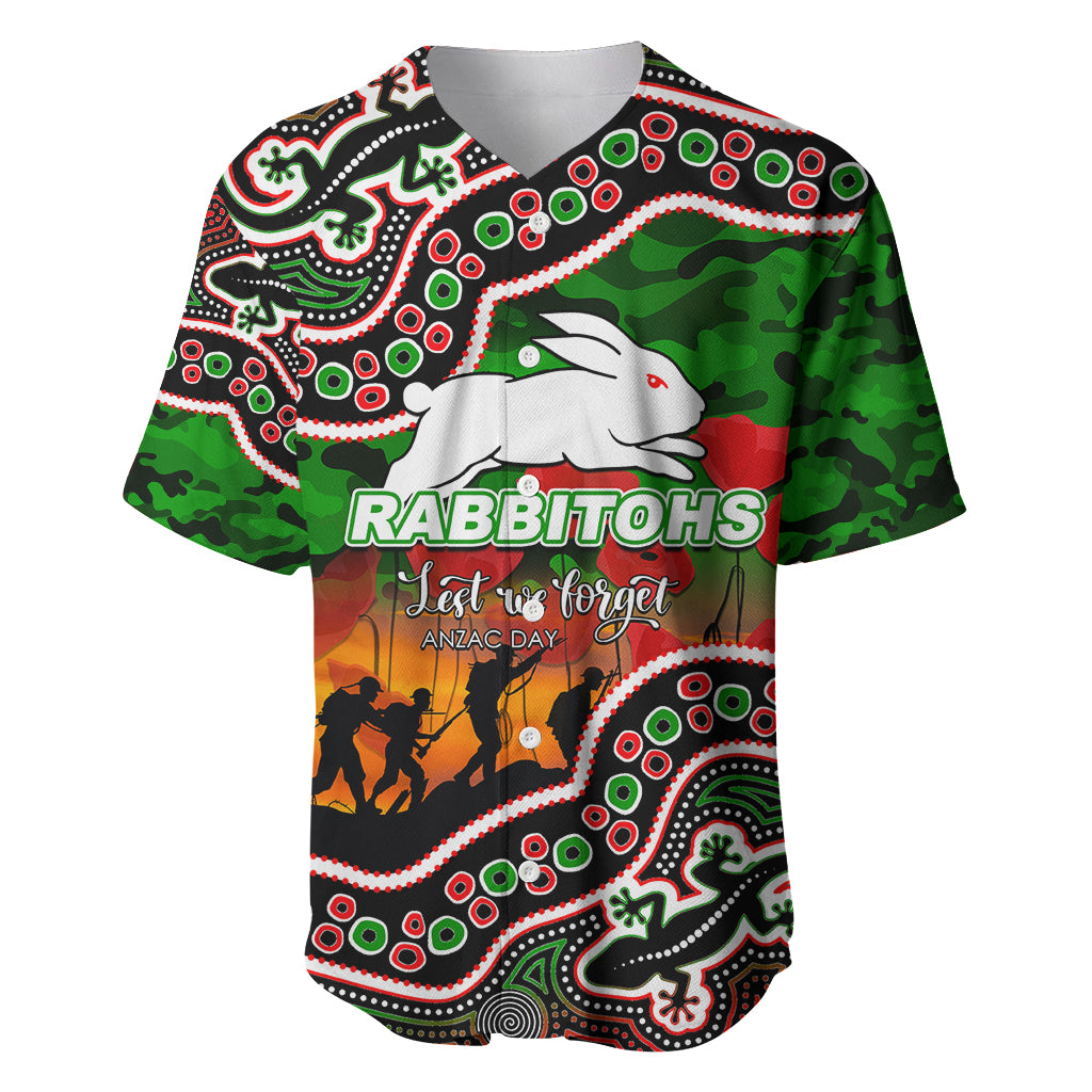 custom-personalised-anzac-day-nrl-rabbitohs-baseball-jersey-aboriginal-lizard-patterns