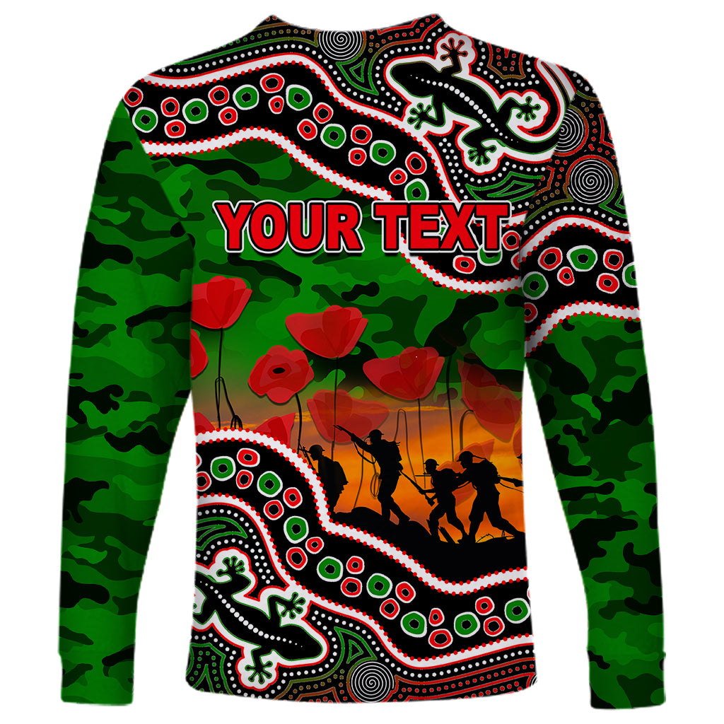 custom-personalised-anzac-day-nrl-rabbitohs-long-sleeve-shirt-aboriginal-lizard-patterns