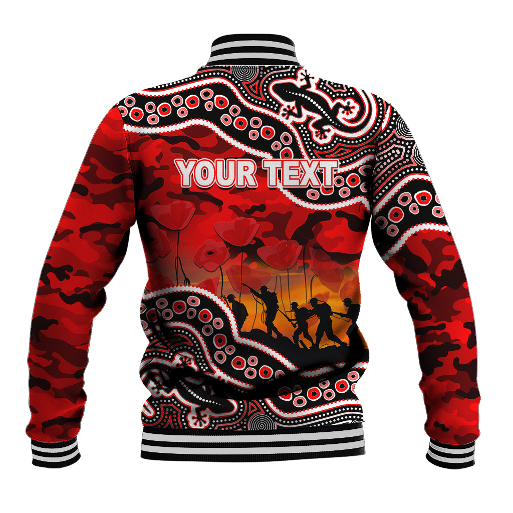 custom-personalised-anzac-day-nrl-dragons-baseball-jacket-aboriginal-lizard-patterns