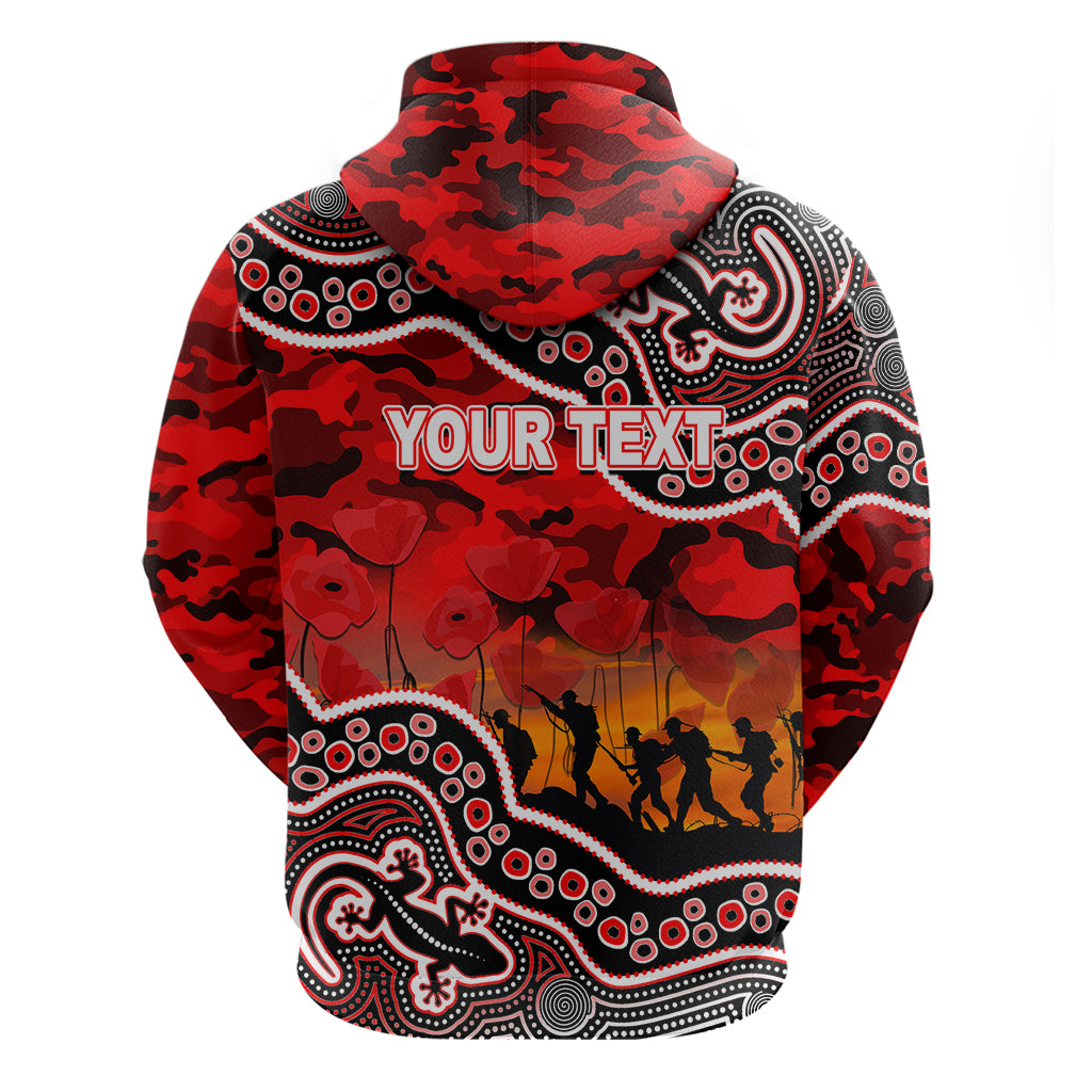 custom-personalised-anzac-day-nrl-dragons-hoodie-aboriginal-lizard-patterns