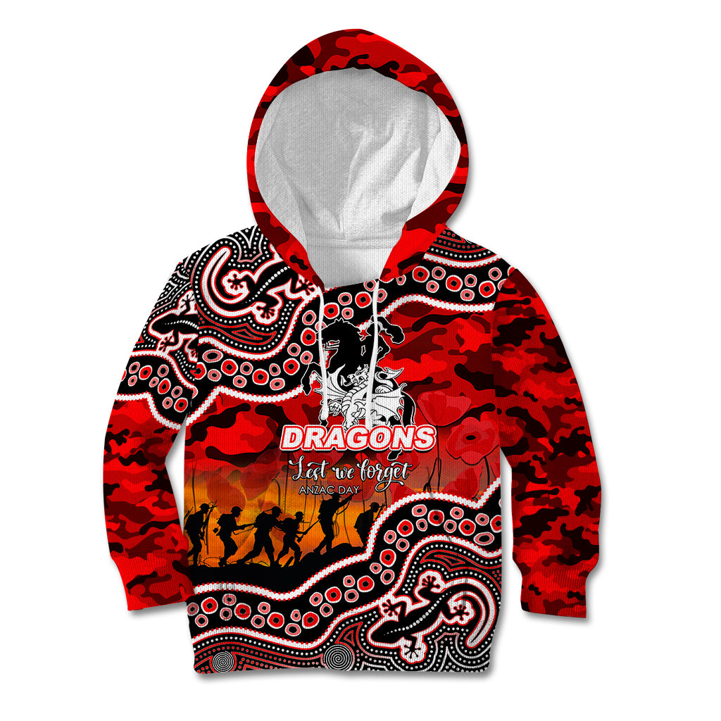 custom-personalised-anzac-day-nrl-dragons-kid-hoodie-aboriginal-lizard-patterns