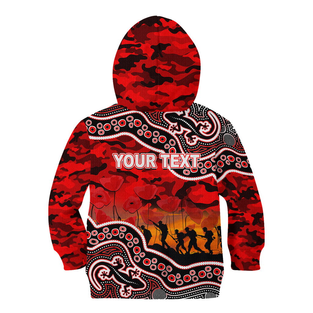 custom-personalised-anzac-day-nrl-dragons-kid-hoodie-aboriginal-lizard-patterns