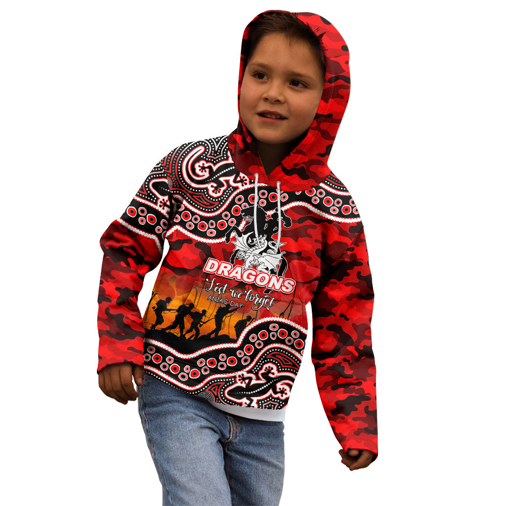 custom-personalised-anzac-day-nrl-dragons-kid-hoodie-aboriginal-lizard-patterns