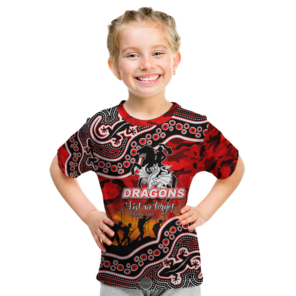 custom-personalised-anzac-day-nrl-dragons-kid-t-shirt-aboriginal-lizard-patterns