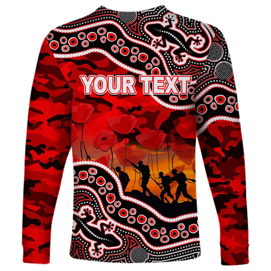 custom-personalised-anzac-day-nrl-dragons-long-sleeve-shirt-aboriginal-lizard-patterns