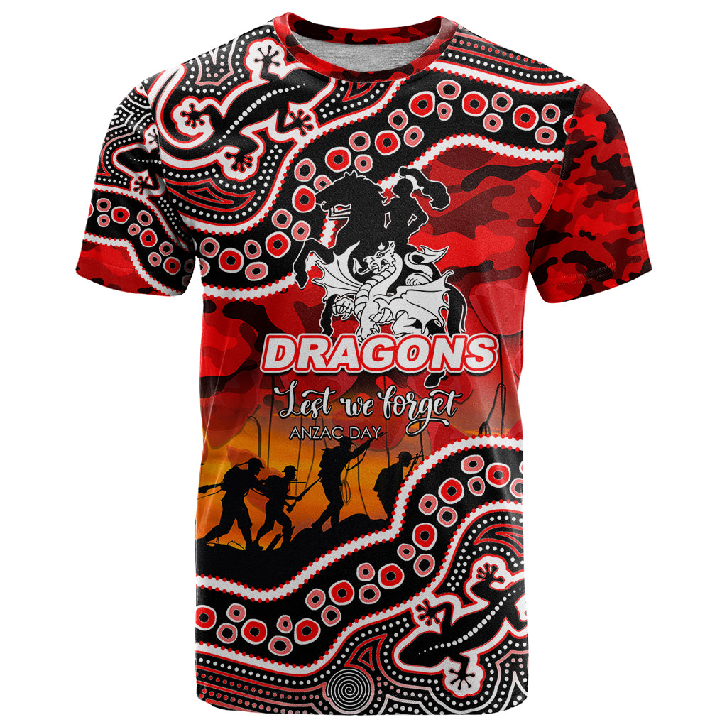 custom-personalised-anzac-day-nrl-dragons-t-shirt-aboriginal-lizard-patterns