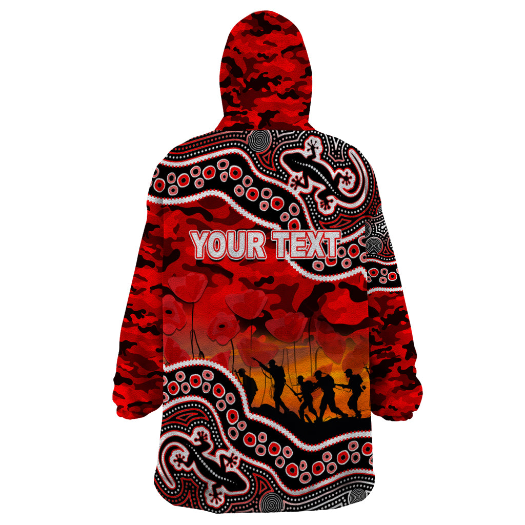 custom-personalised-anzac-day-nrl-dragons-wearable-blanket-hoodie-aboriginal-lizard-patterns