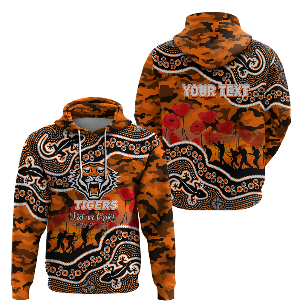 custom-personalised-anzac-day-nrl-tigers-hoodie-aboriginal-lizard-patterns