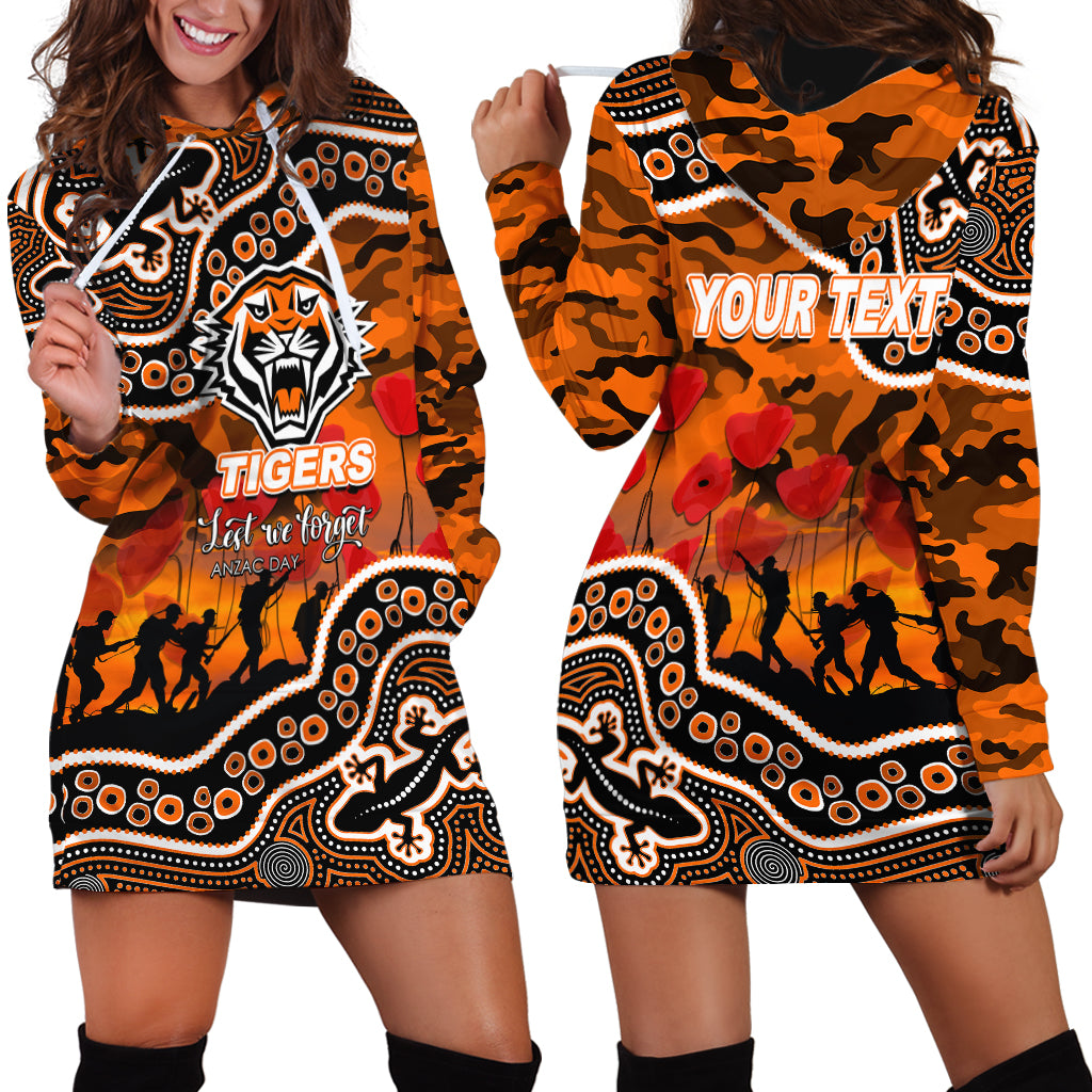 custom-personalised-anzac-day-nrl-tigers-hoodie-dress-aboriginal-lizard-patterns