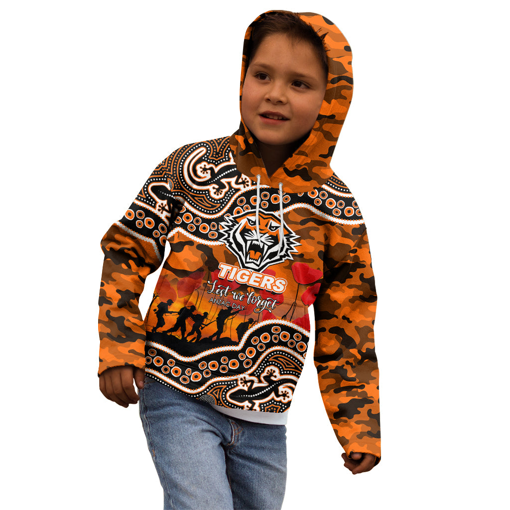 custom-personalised-anzac-day-nrl-tigers-kid-hoodie-aboriginal-lizard-patterns