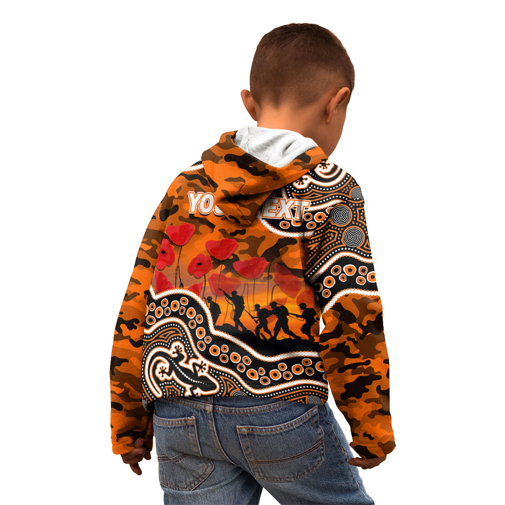 custom-personalised-anzac-day-nrl-tigers-kid-hoodie-aboriginal-lizard-patterns