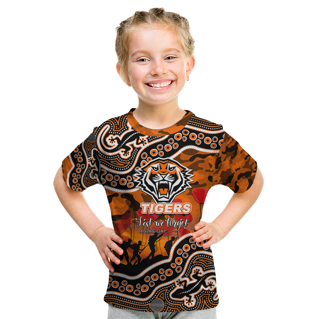 custom-personalised-anzac-day-nrl-tigers-kid-t-shirt-aboriginal-lizard-patterns