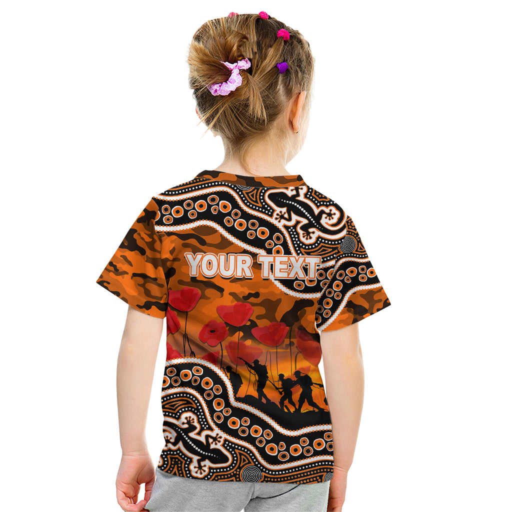 custom-personalised-anzac-day-nrl-tigers-kid-t-shirt-aboriginal-lizard-patterns