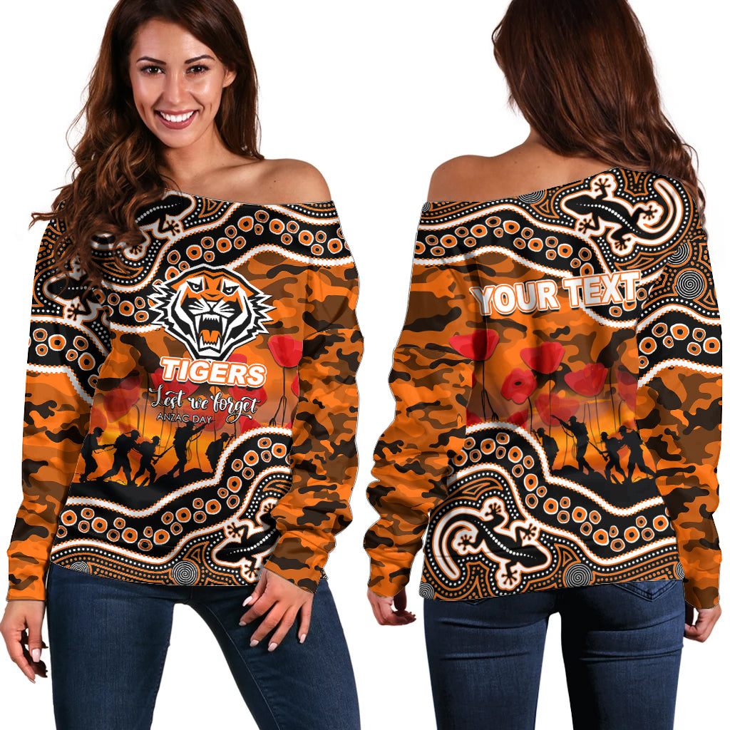 custom-personalised-anzac-day-nrl-tigers-off-shoulder-sweater-aboriginal-lizard-patterns