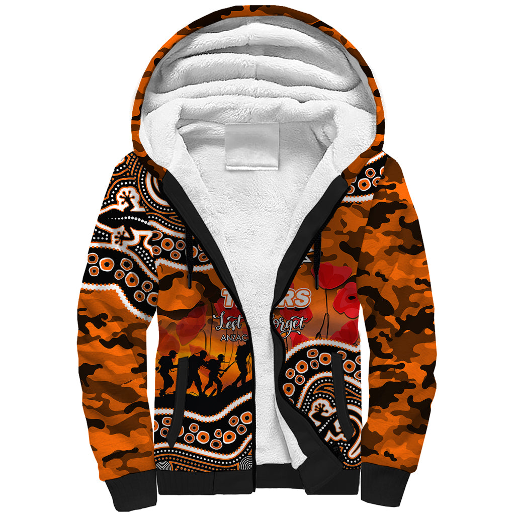 custom-personalised-anzac-day-nrl-tigers-sherpa-hoodie-aboriginal-lizard-patterns