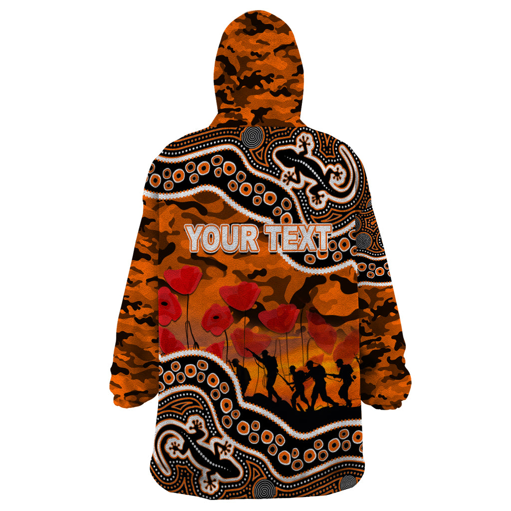 custom-personalised-anzac-day-nrl-tigers-wearable-blanket-hoodie-aboriginal-lizard-patterns