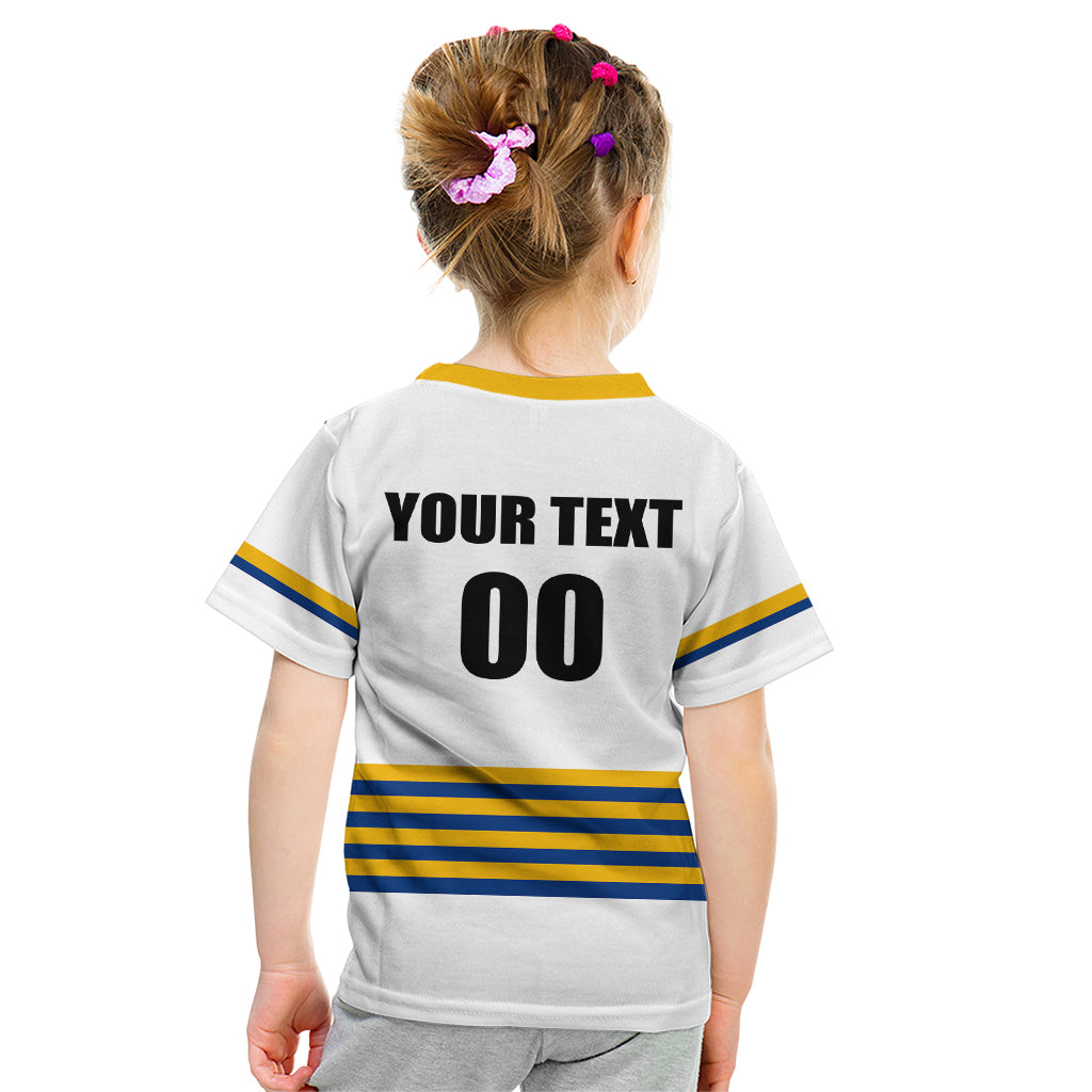 custom-personalised-and-number-eels-nrl-kid-t-shirt-2023-simple-white-style