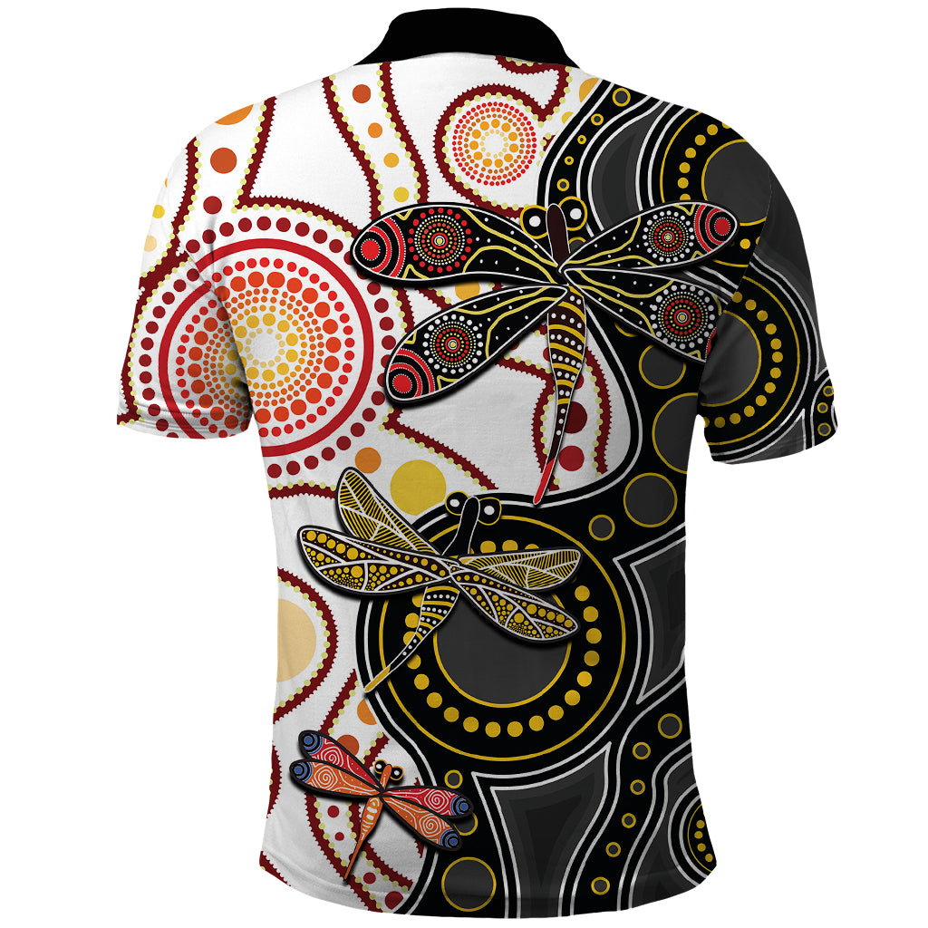 aboriginal-dragonfly-polo-shirt-white-style