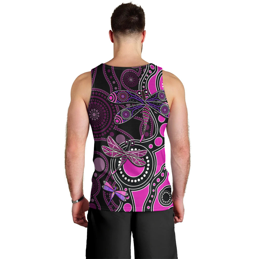 aboriginal-dragonfly-men-tank-top-pink-style